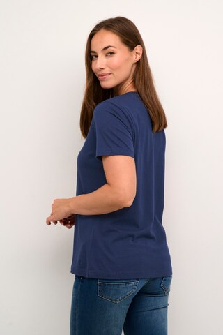 Cream T-Shirt 'Naia' in Blau