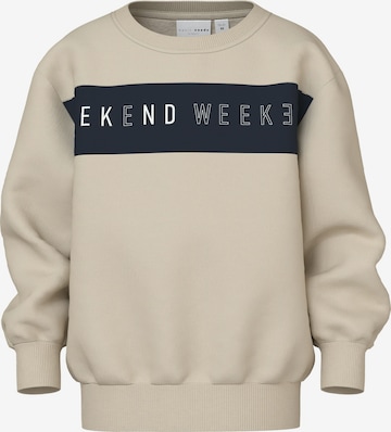 NAME IT Sweatshirt 'NMMVANCE' i beige: forside