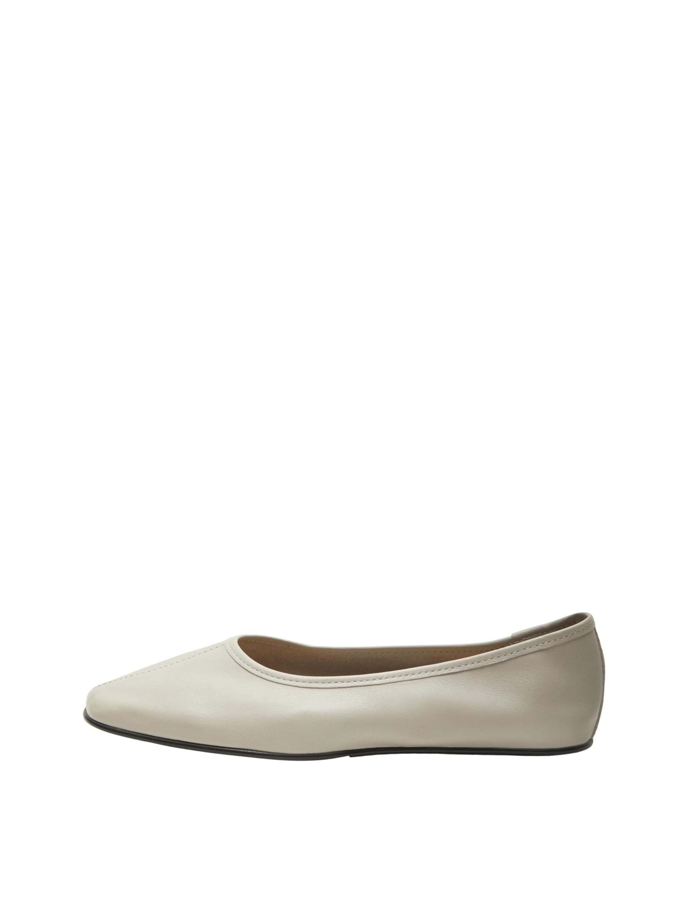 SELECTED Ballerinasko i beige: forside