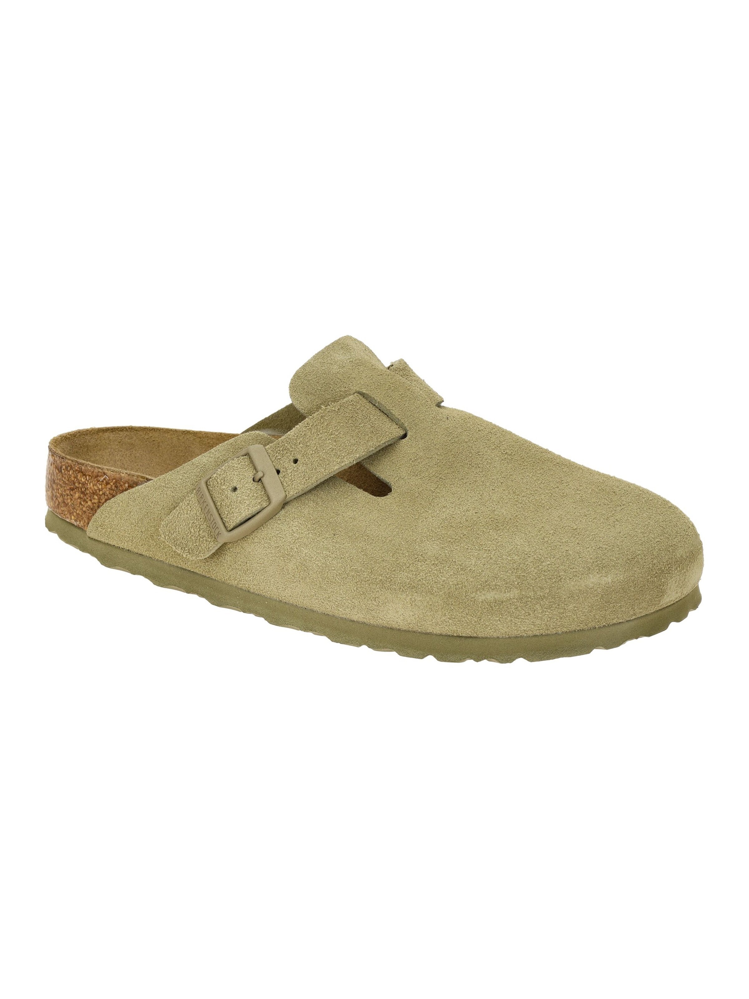 BIRKENSTOCK Clogs 'Birkenstock Boston Clogs Damen Pantolette grün khaki SCHMAL 1025844' in 35 in Green, Item view