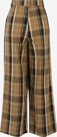 Noisy May Tall Loose fit Pleat-Front Pants 'NMCORRINE' in Green