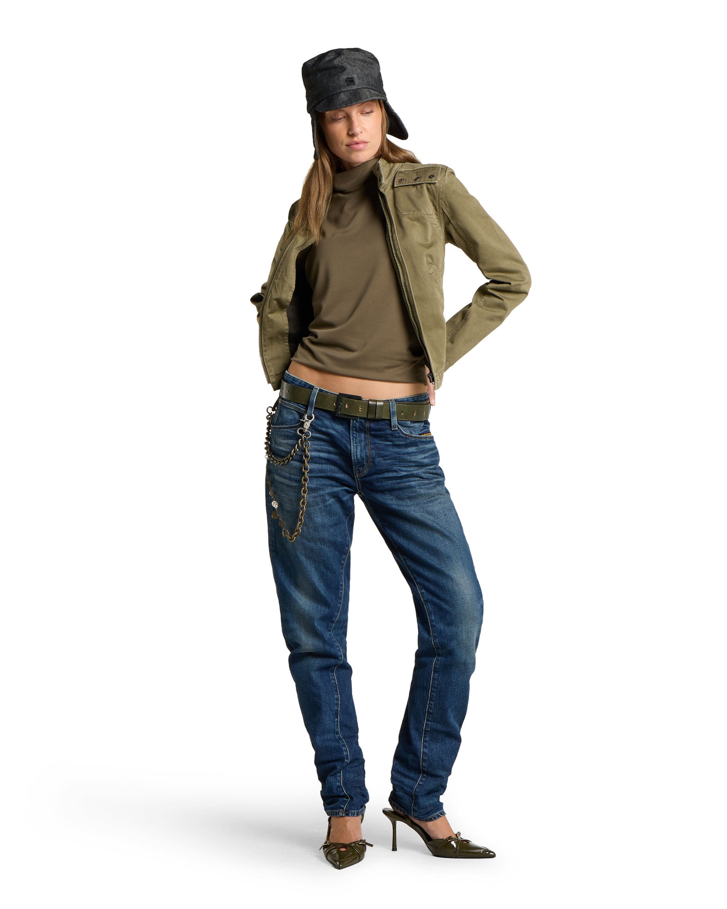 G-STAR Slimfit Jeans ' ' in Blauw: voorkant