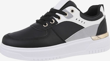 Ital-Design Sneakers in Black: front