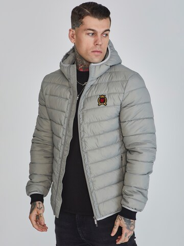 SikSilk Winterjas in Grijs: voorkant