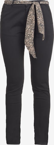 Pantalon chino 'DYLI 4' Le Temps Des Cerises en noir : devant