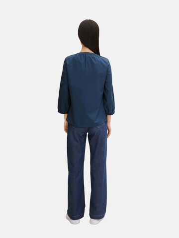 TOM TAILOR Bluse in Blau