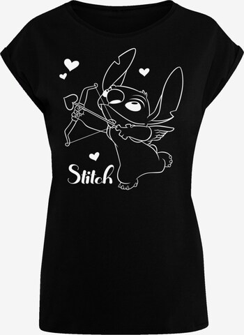 F4NT4STIC Shirt 'Disney Lilo & Stitch' in Schwarz: predná strana