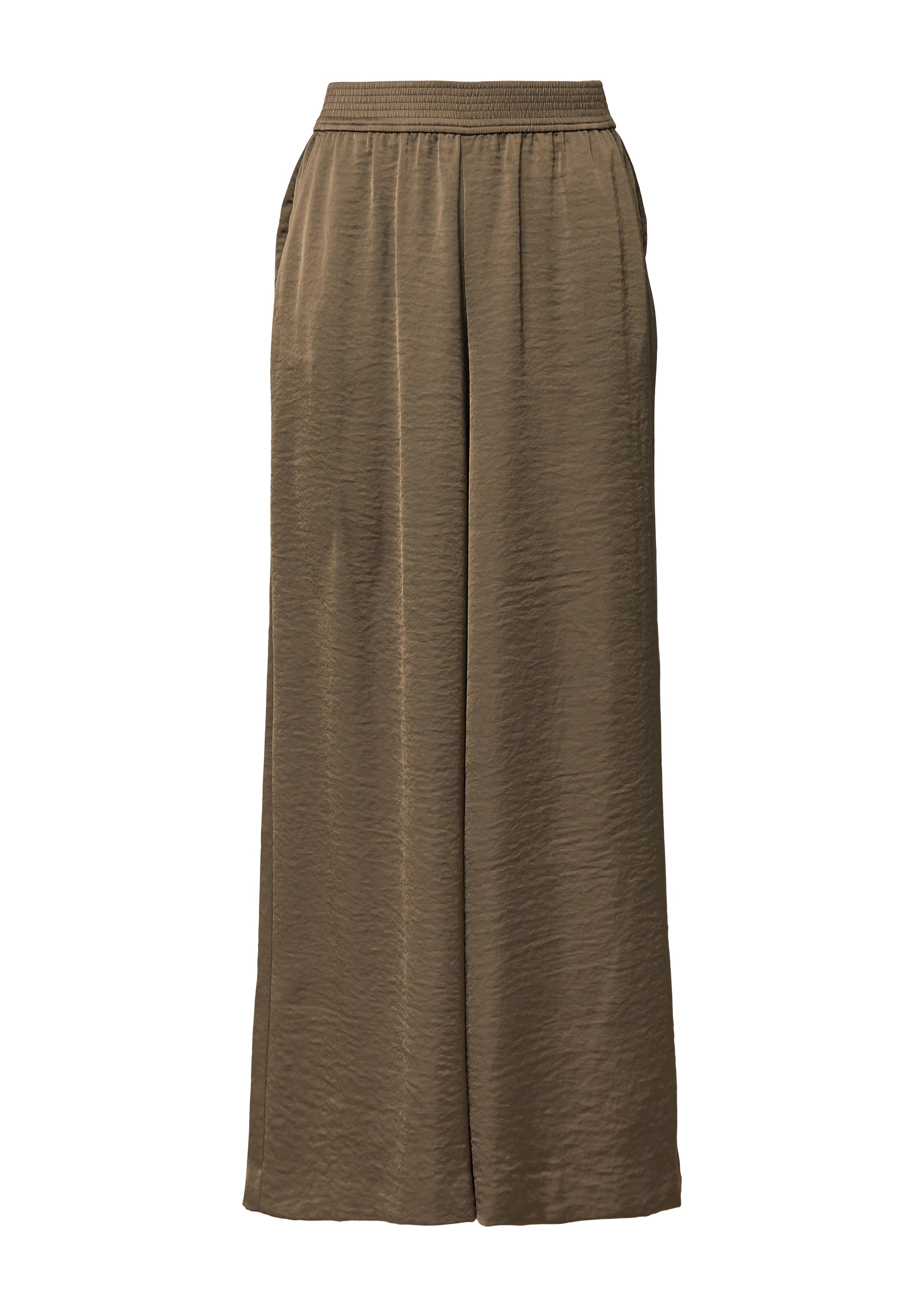 COMMA Wide Leg Hose in Braun: Vorderseite