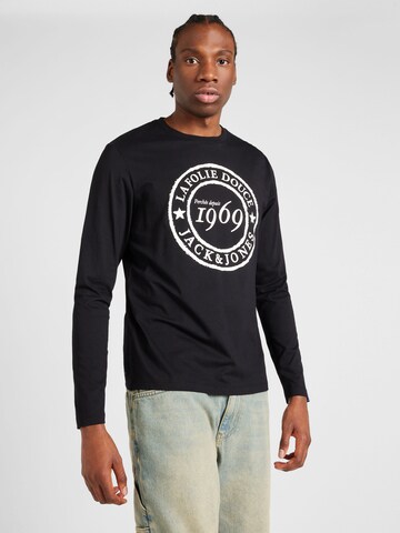 T-Shirt 'DOUCE' JACK & JONES en noir : devant