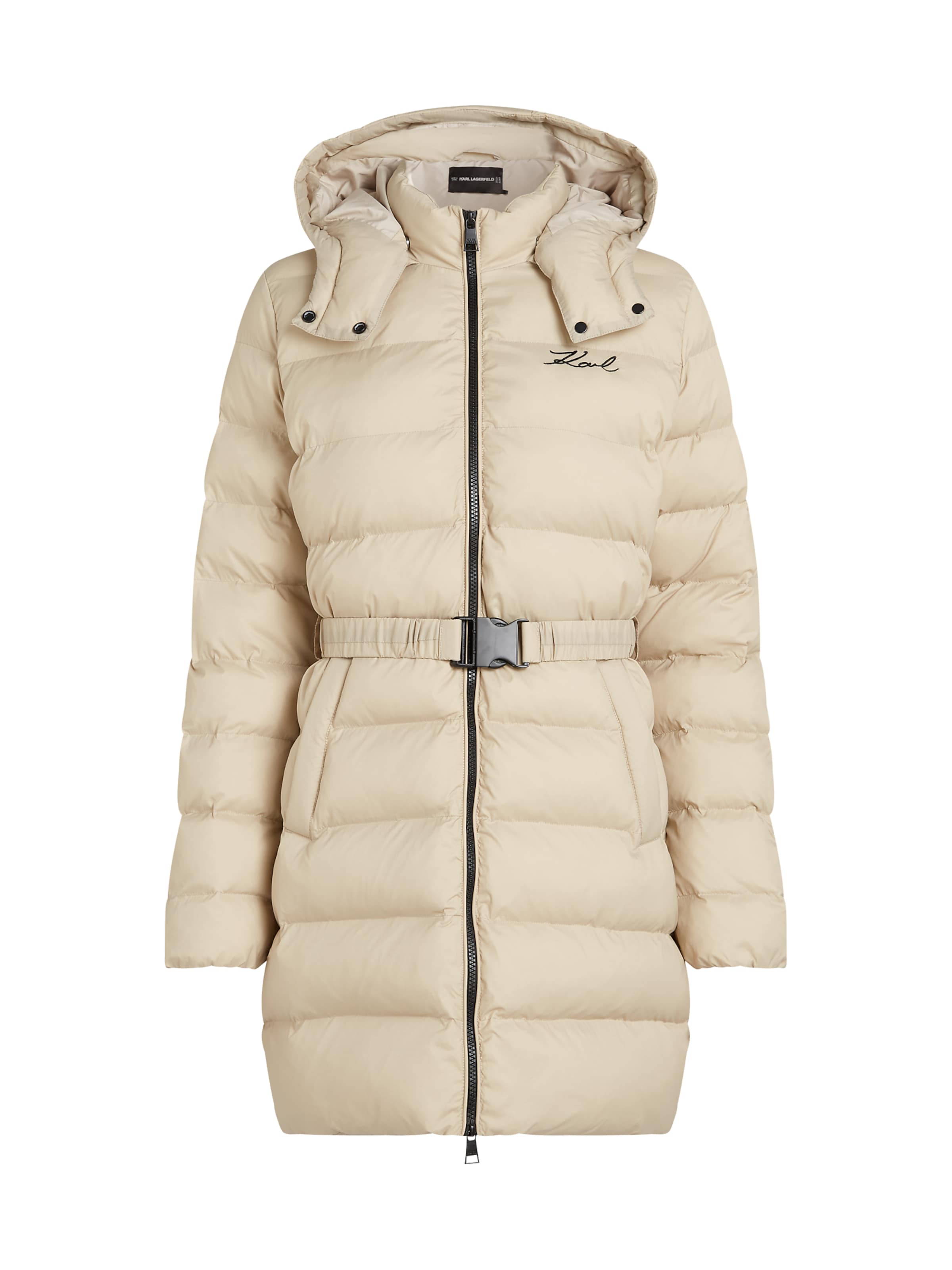 Karl Lagerfeld Winter jacket in Beige: front