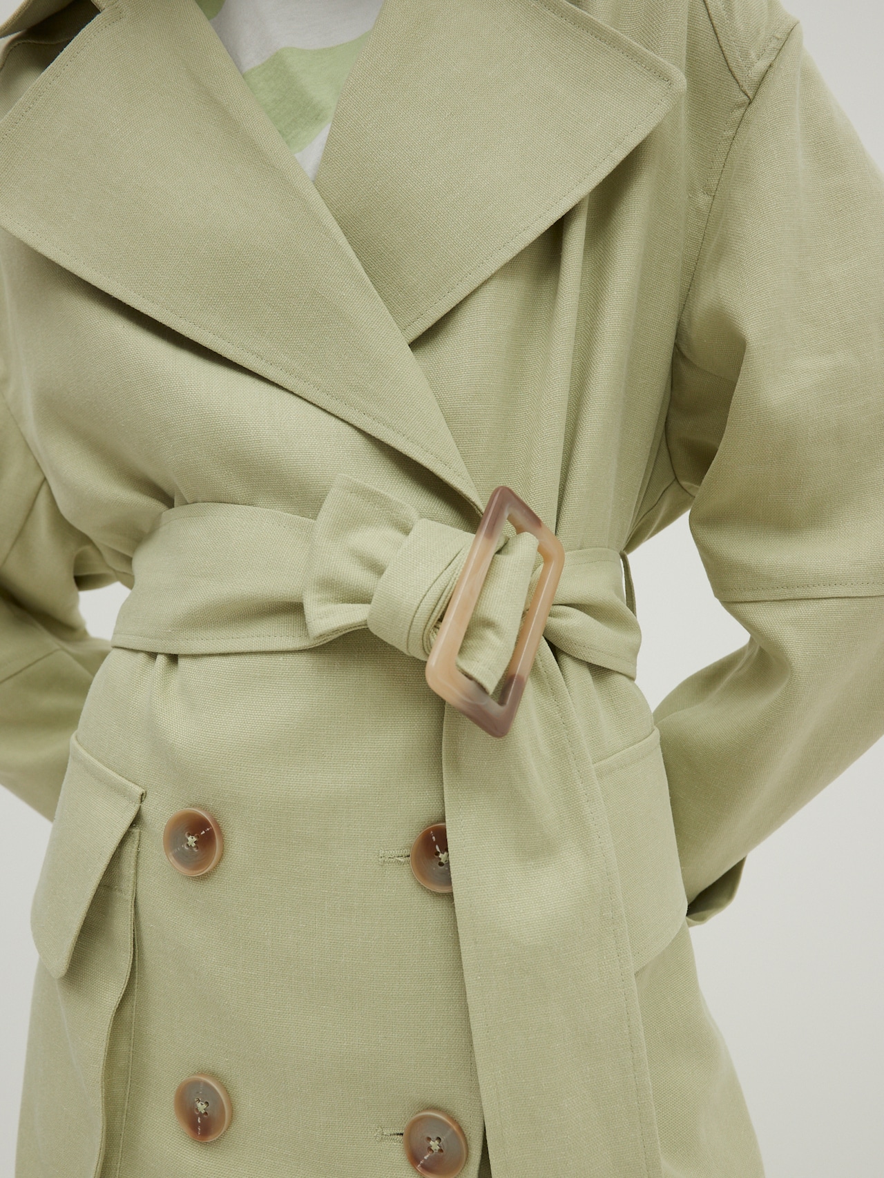 EDITED Abrigo de entretiempo 'Giuliana' verde