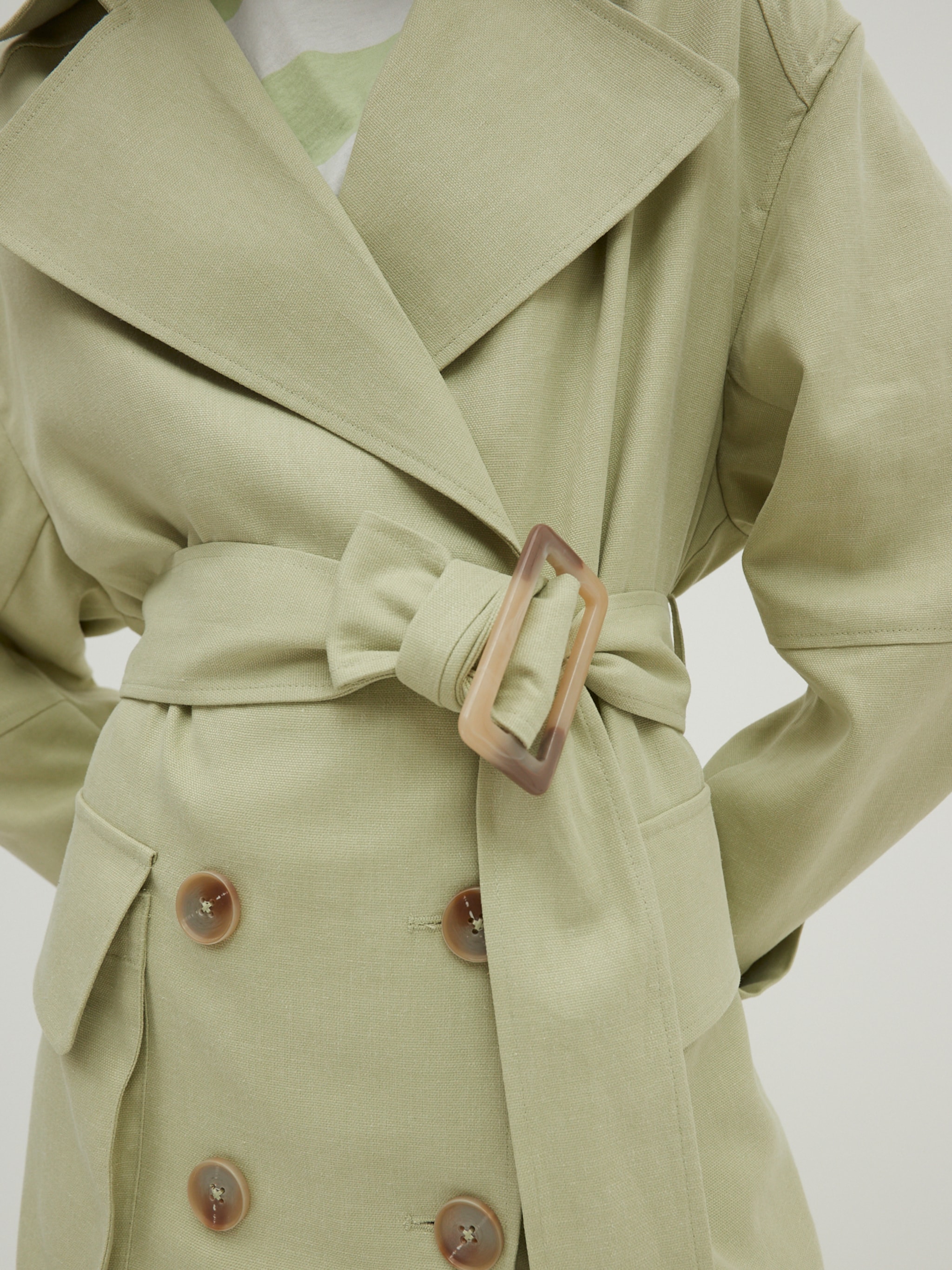 EDITED Produits Manteau mi-saison 'Giuliana' vert