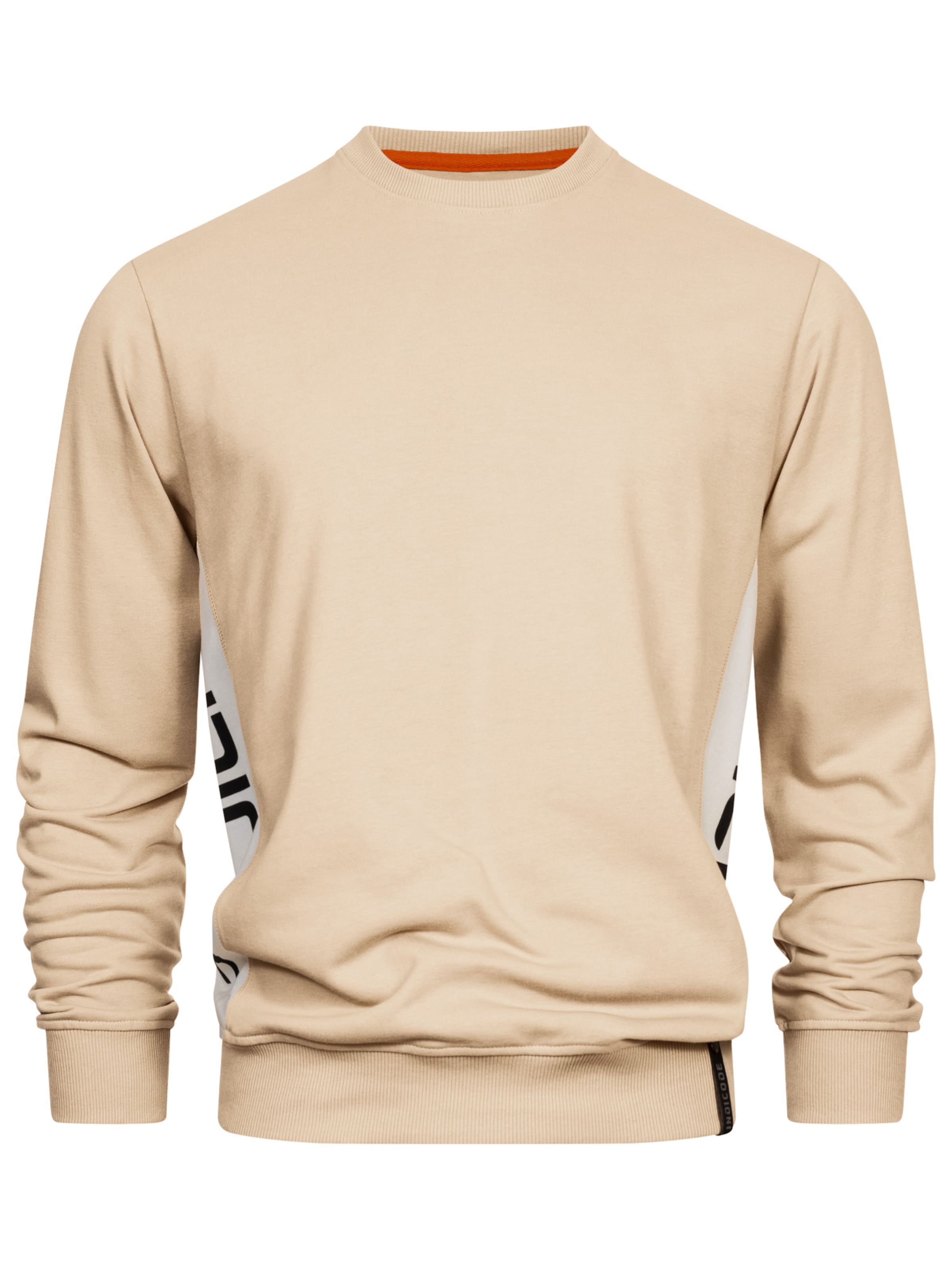 INDICODE JEANS Sweatshirt &#x27;Nilon&#x27; in Beige: front