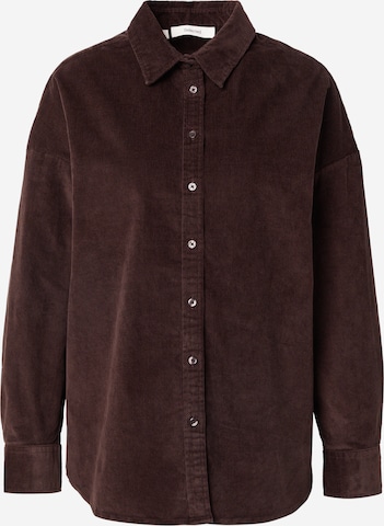 SELECTEDPrijelazna jakna 'SLFRUNA' - smeđa boja: prednji dio