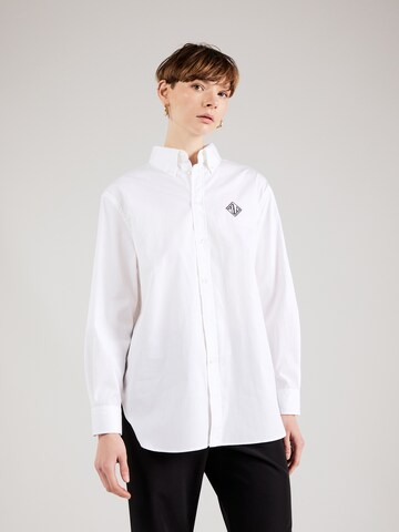 Polo Ralph Lauren Блуза в бяло: отпред