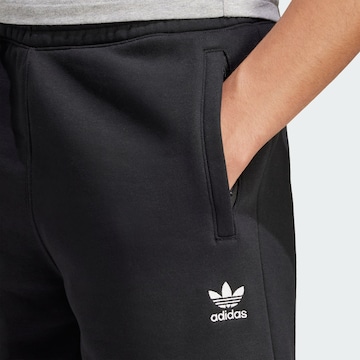 ADIDAS ORIGINALS Regular Trousers 'Trefoil Essentials' in Black