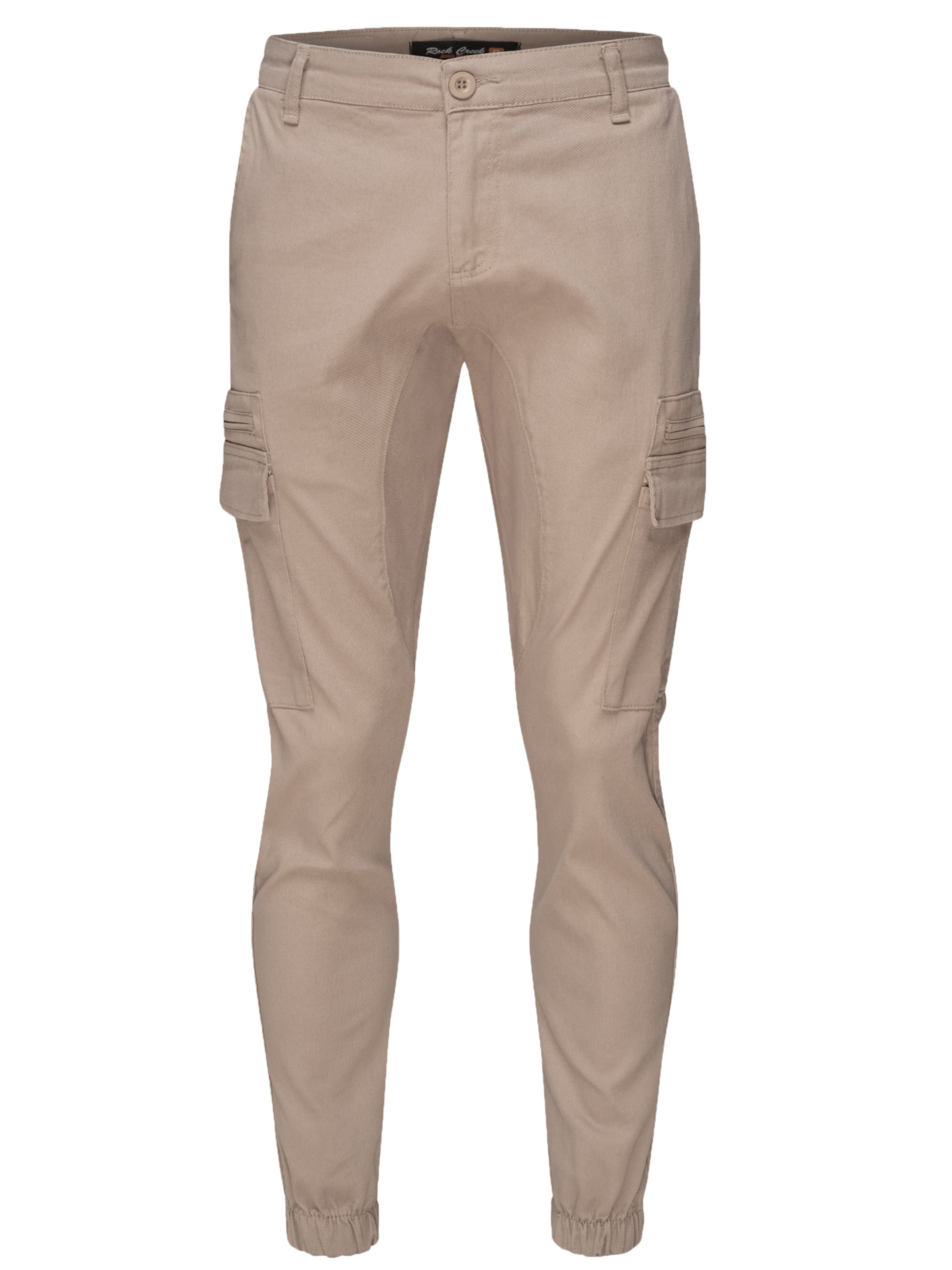 Rock Creek Cargohose in Beige: Vorderseite