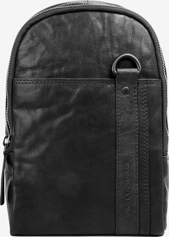 Spikes & Sparrow Crossbody Bag in Black: front