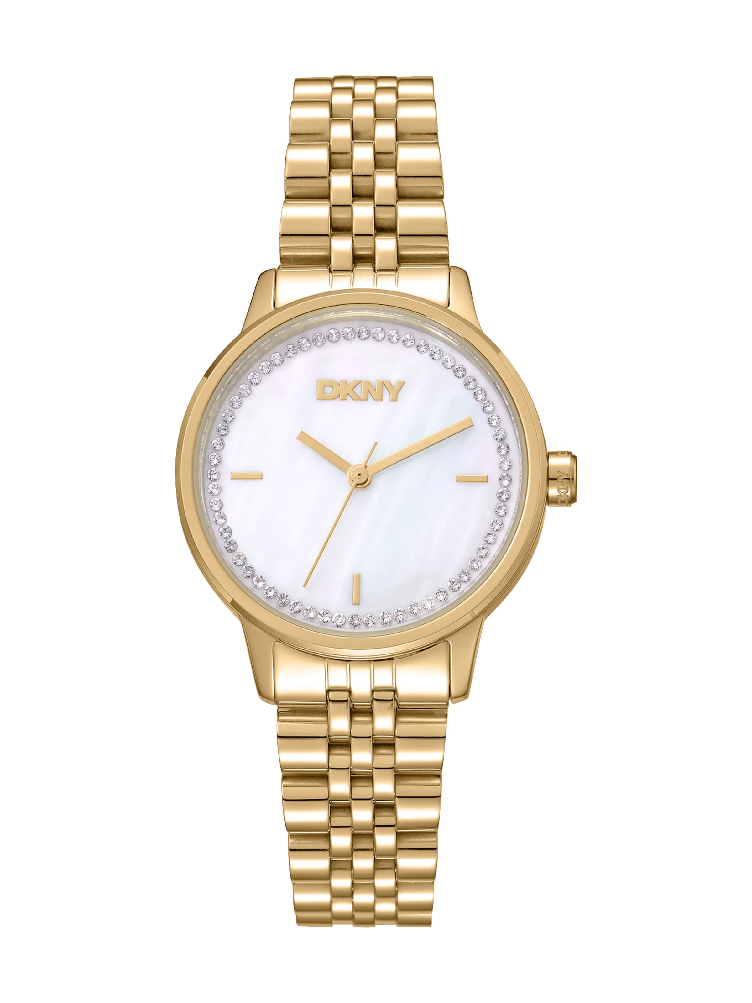 DKNY Αναλογικό ρολόι σε χρυσό: μπροστά