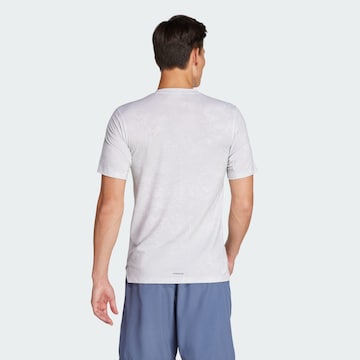 T-Shirt fonctionnel 'Power Workout' ADIDAS PERFORMANCE en blanc