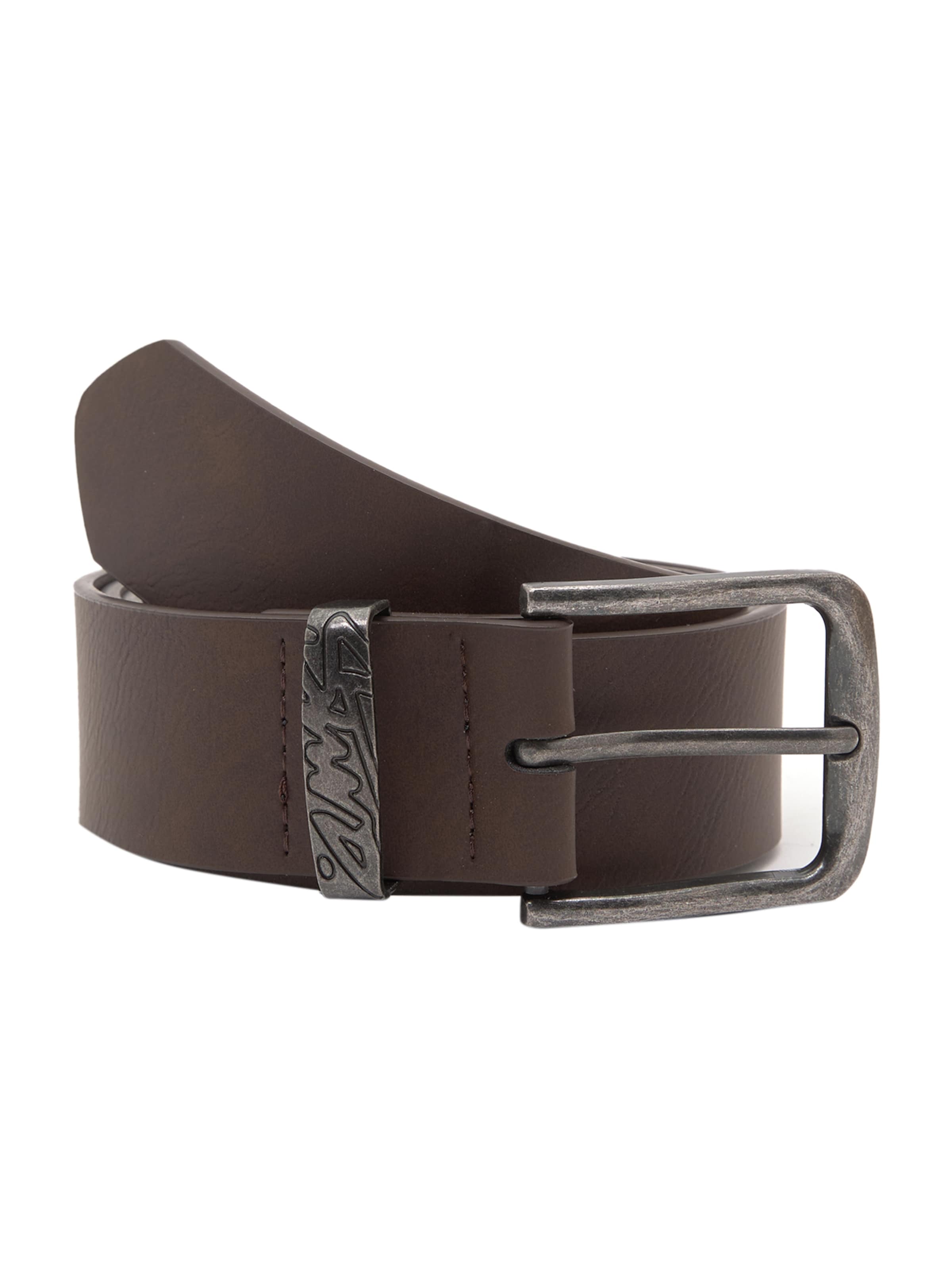 Pull&Bear Gürtel 'STWD' in Braun: Vorderseite