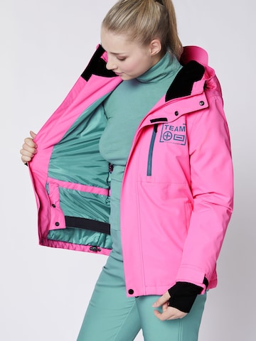 CHIEMSEE Athletic Jacket ' mit reflektierenden Details ' in Pink
