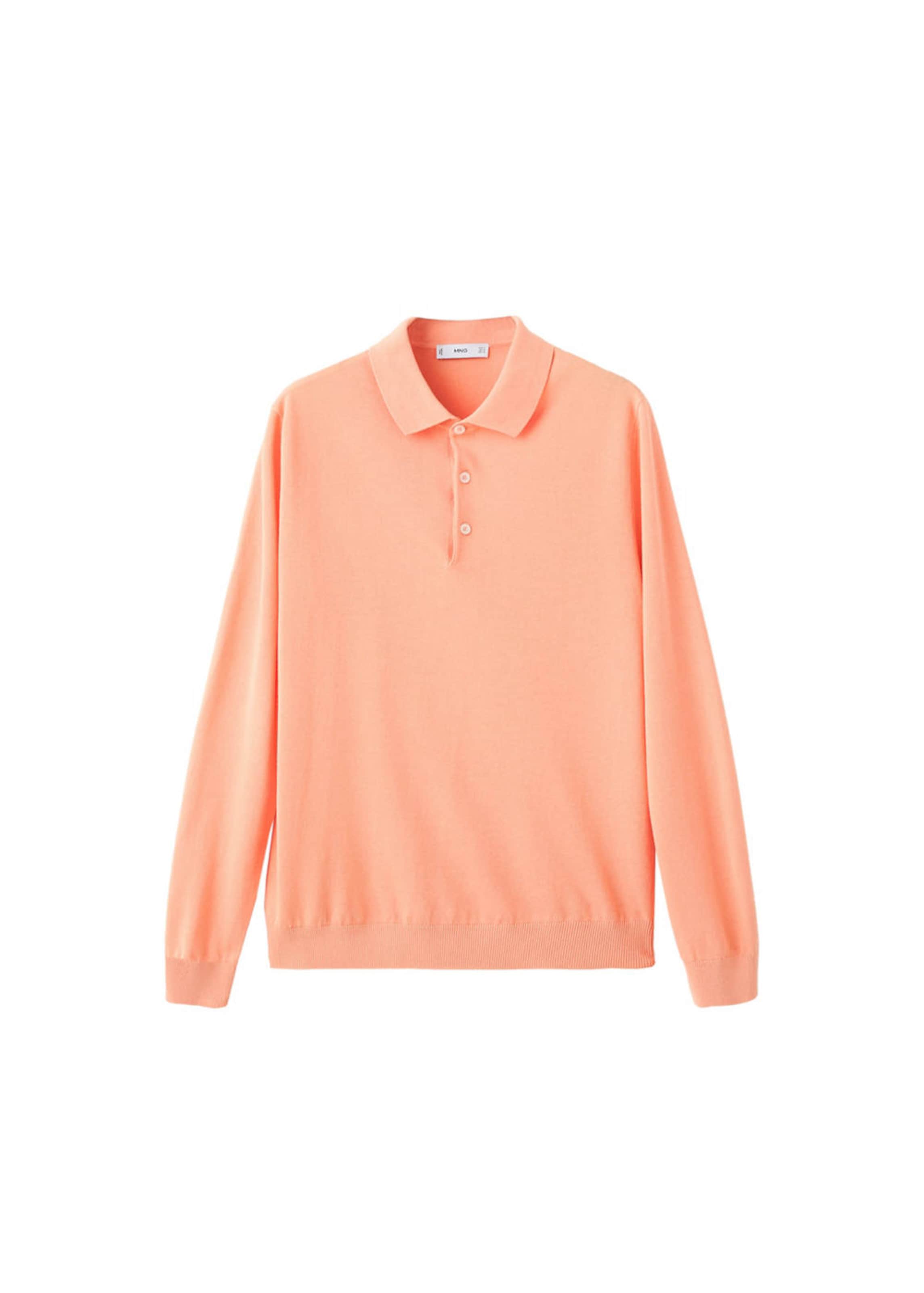 MANGO MAN Sweater 'Pedrosa' in Orange: front