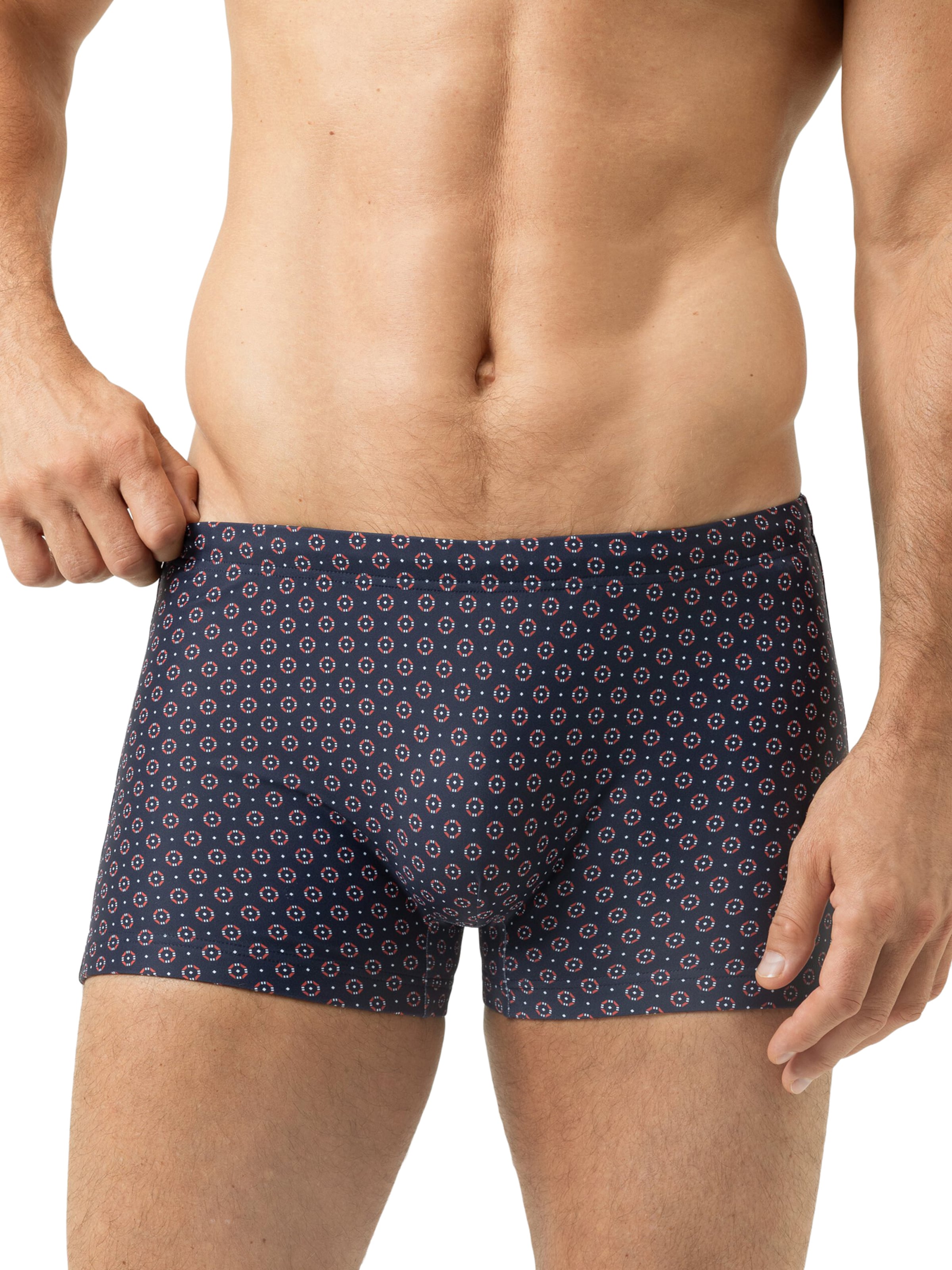 Mey Bathing trunks 'Survival Circle' in Blue: front