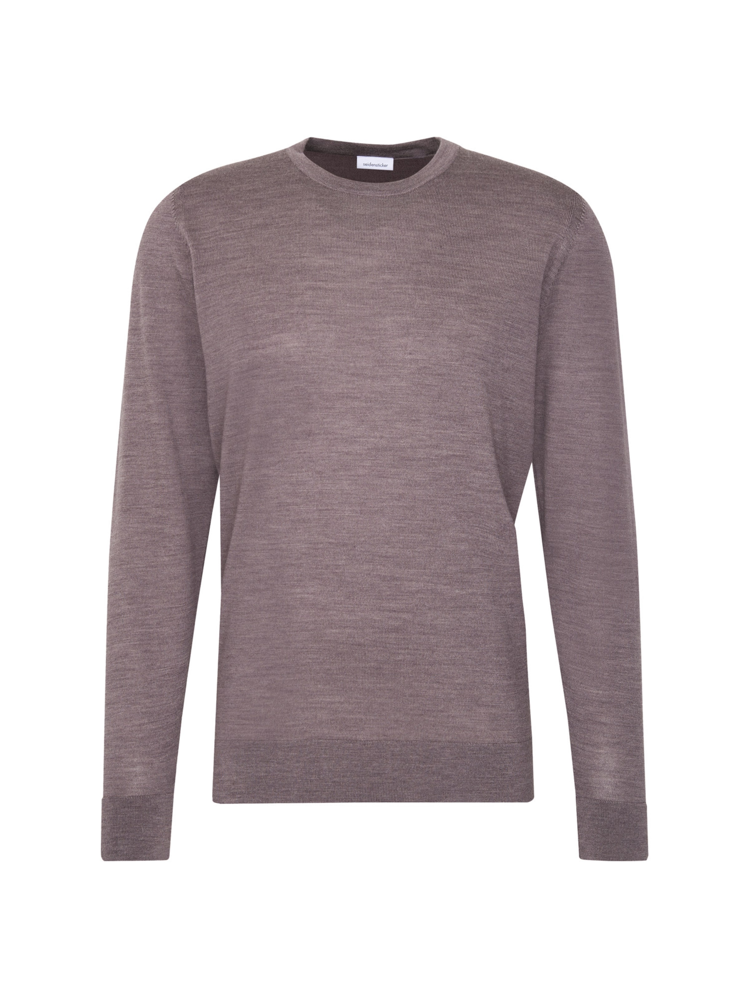 Pull-over 'Schwarze Rose' SEIDENSTICKER en marron : devant