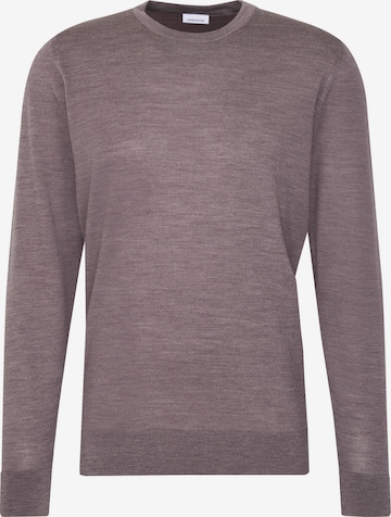 Pull-over 'Schwarze Rose' SEIDENSTICKER en marron : devant