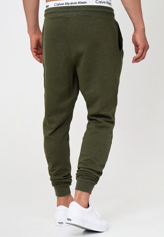 INDICODE JEANS Tapered Trousers 'Eberline' in Green
