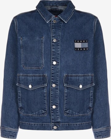 Tommy Jeans Tussenjas in Blauw: voorkant