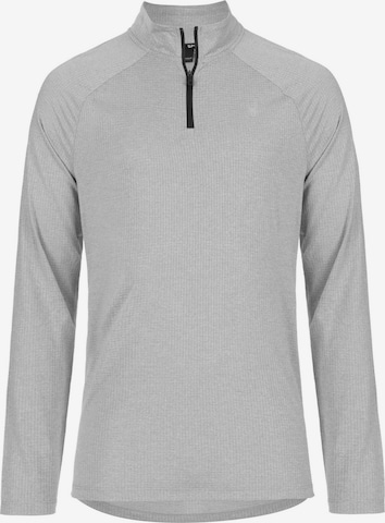 Sweat de sport Spyder en gris : devant