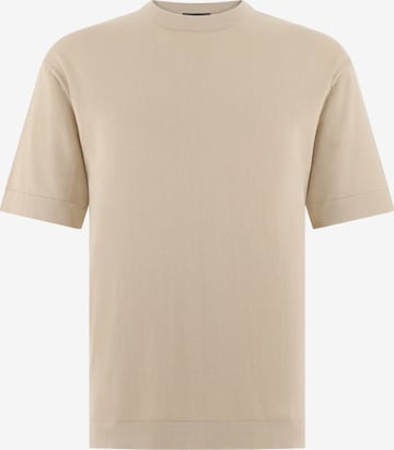 Pull-over Boggi Milano en beige : devant