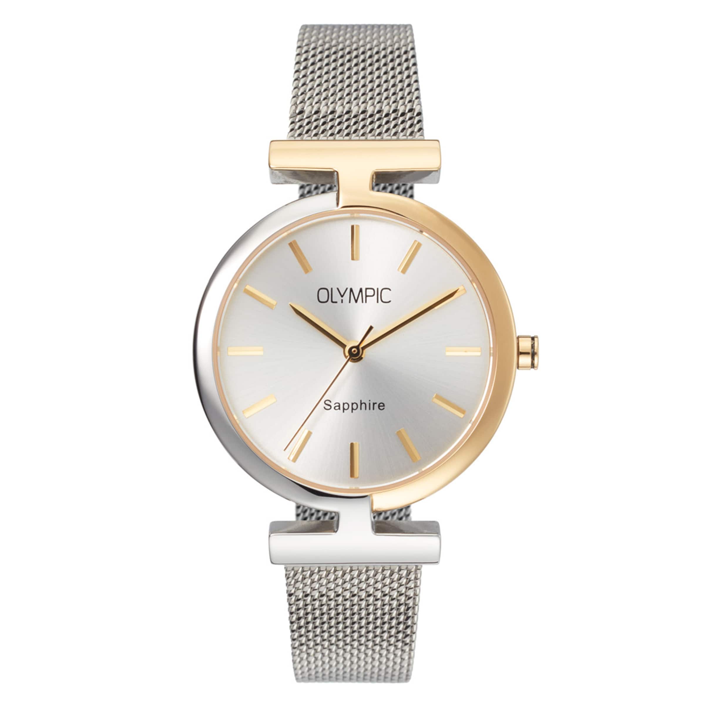 Olympic Analog watch in Silver: front
