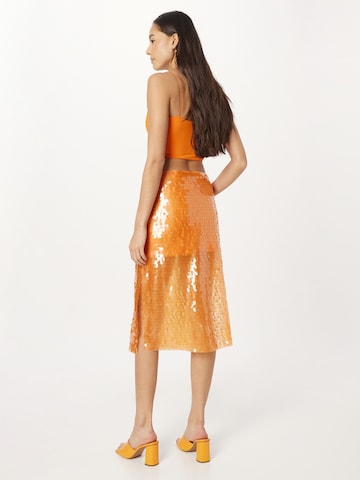 SOMETHINGNEW Skirt 'Grace' in Orange