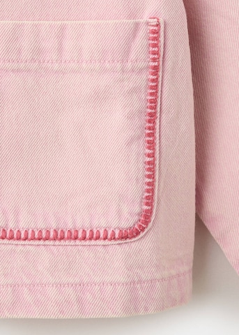 MANGO KIDS Between-Season Jacket in Pink
