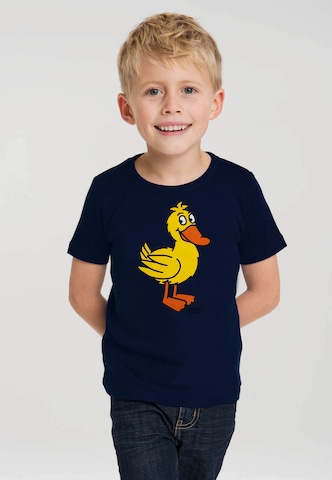 LOGOSHIRT Shirt 'Die Sendung mit der Maus - Ente' in Blue: front