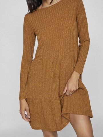 VILA Knitted dress in Brown