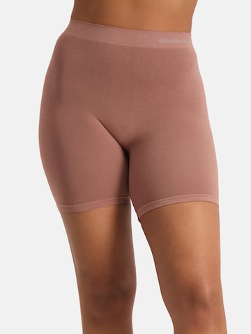 Skinny Pantalon de sport 'Suze' Bamboo basics en marron