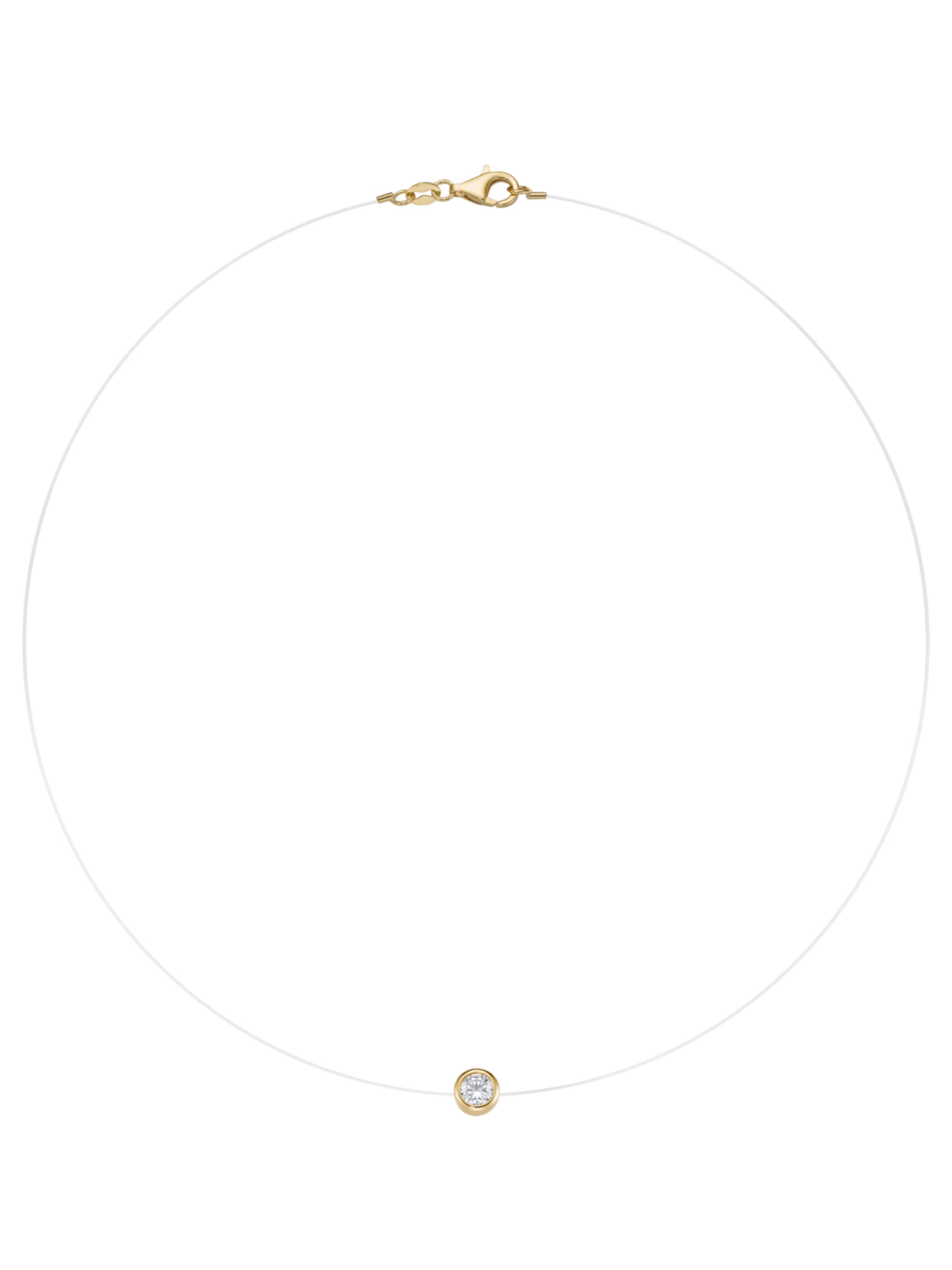 Smart Jewel Colar em 45 em ouro / transparente, Vista do artigo