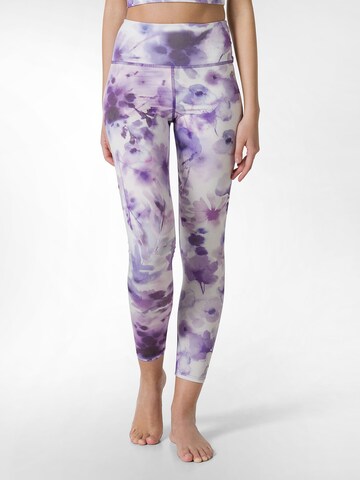 DEHA Skinny Sporthose in Lila: Vorderseite