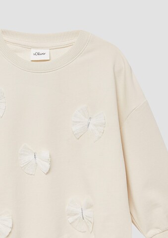 s.Oliver Sweatshirt in Beige