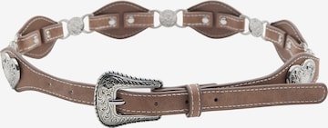 Pull&Bear Belt in Brown: front