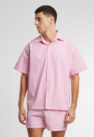 Another Cotton Lab Comfort fit Button Up Shirt in Pink