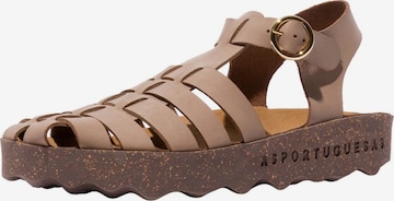 Asportuguesas Strap sandal in Beige: front