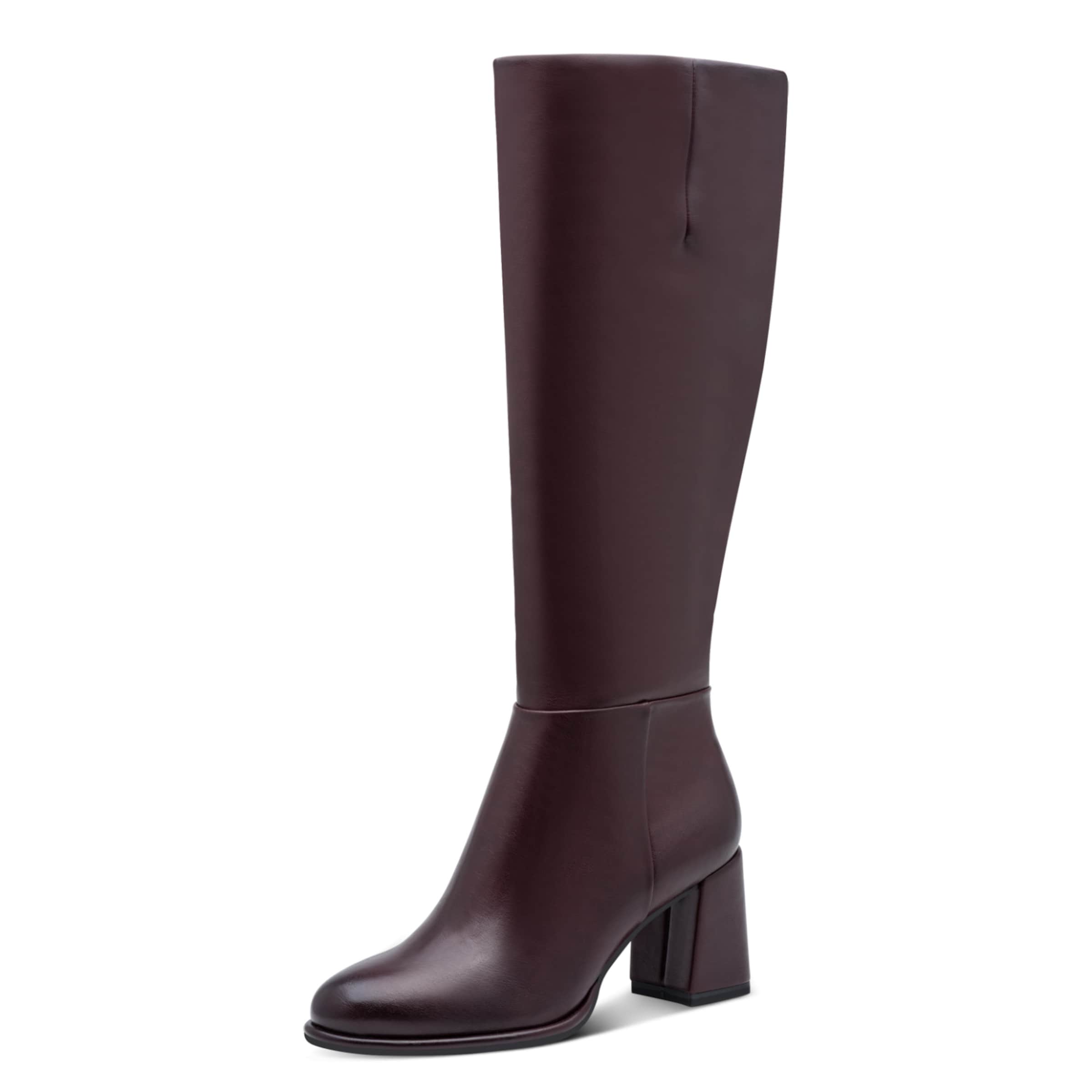Bottes Tamaris en rouge : devant