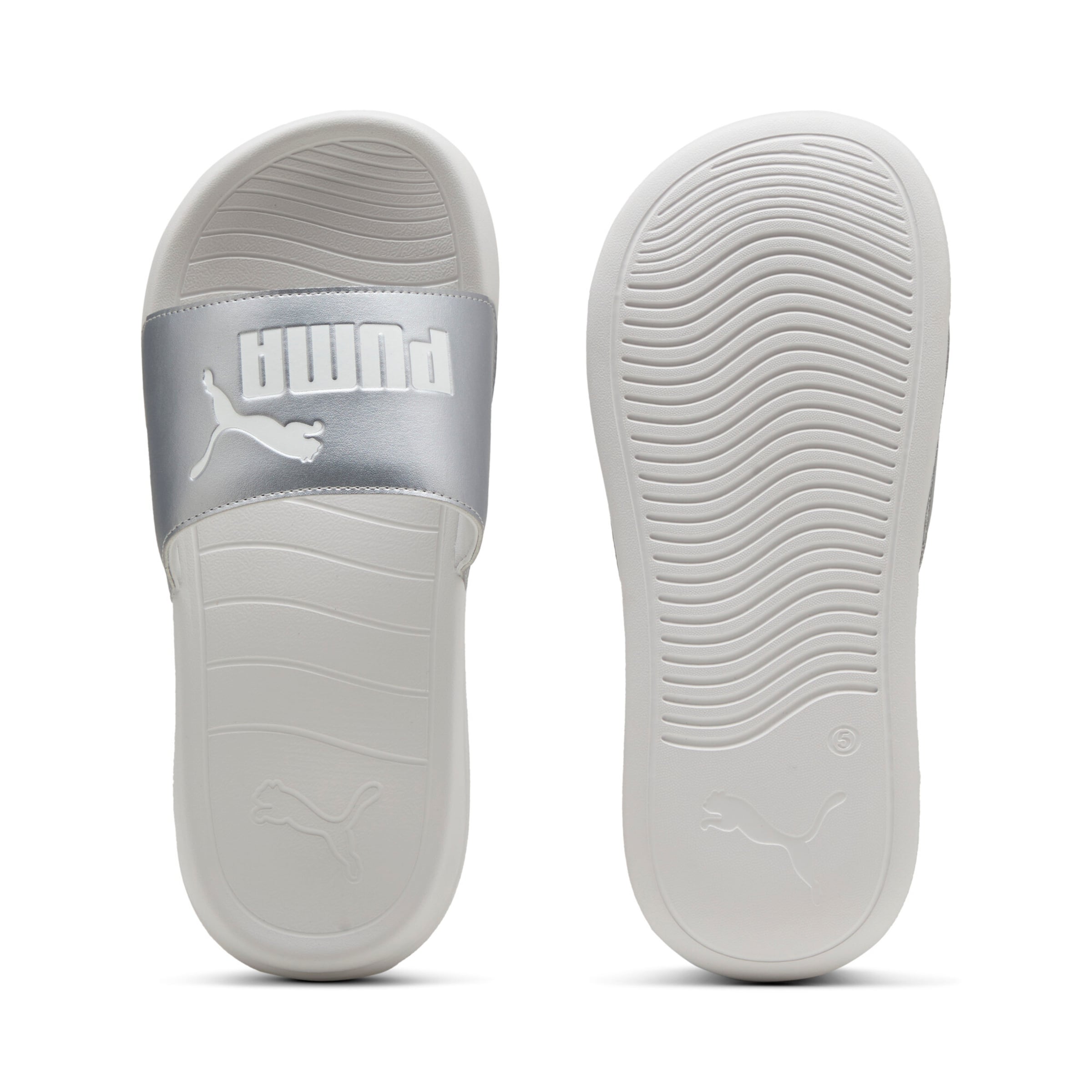 PUMA Beach & Pool Shoes in Silver