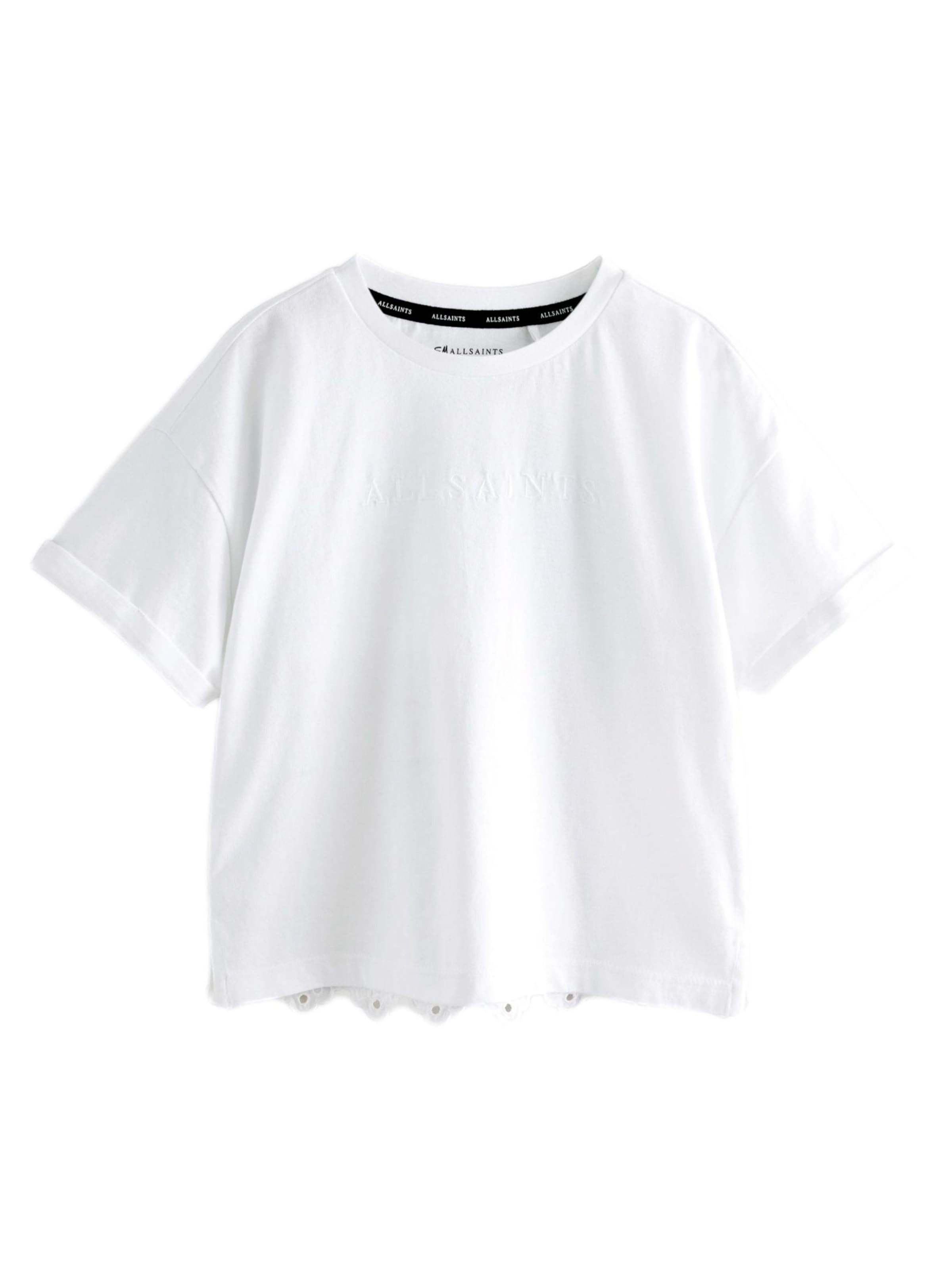 T-Shirt smALLSAINTS en blanc : devant