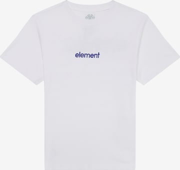 T-Shirt ELEMENT en blanc : devant
